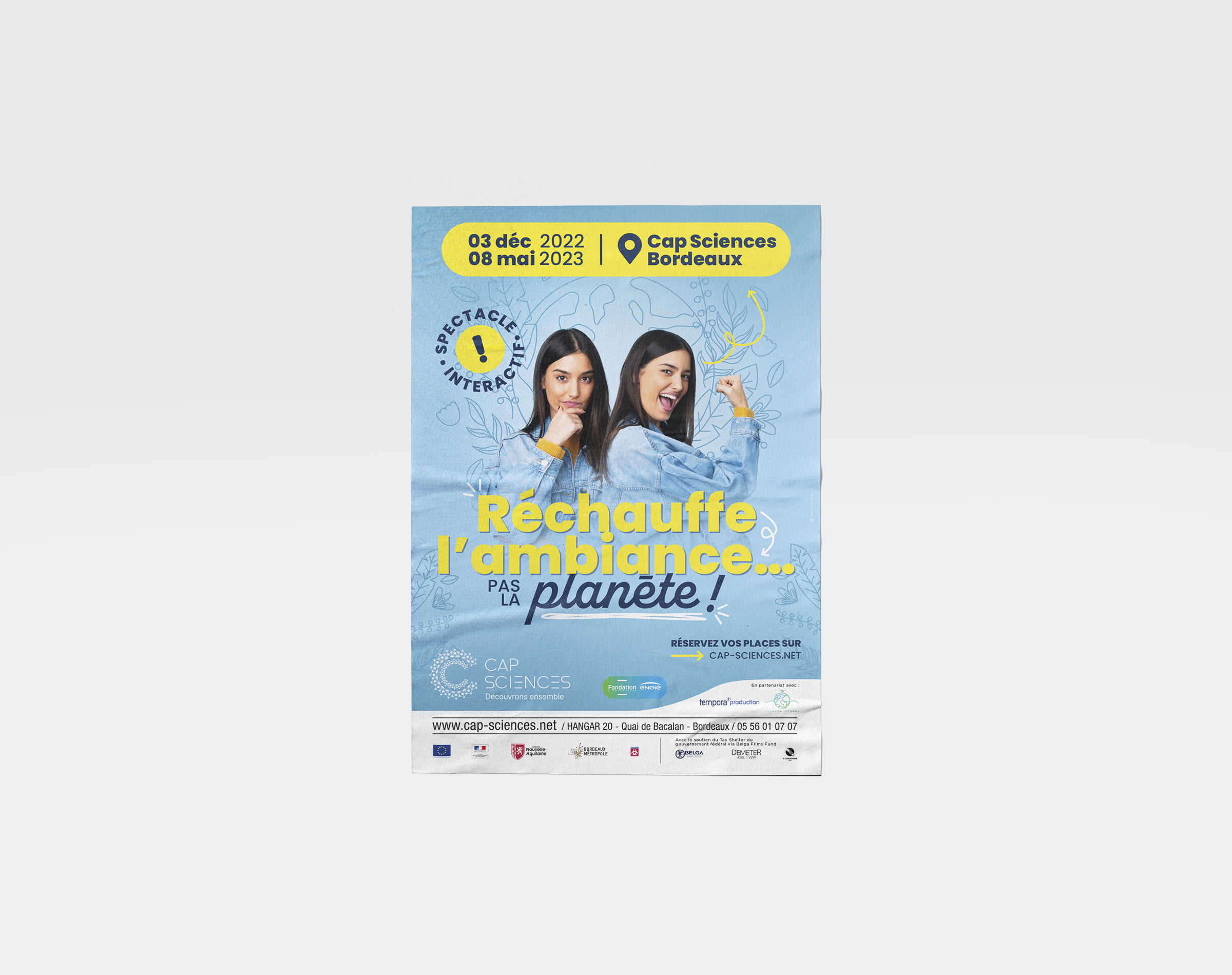 KA2 CAPSCIENES AFFICHE - agence communication KA2