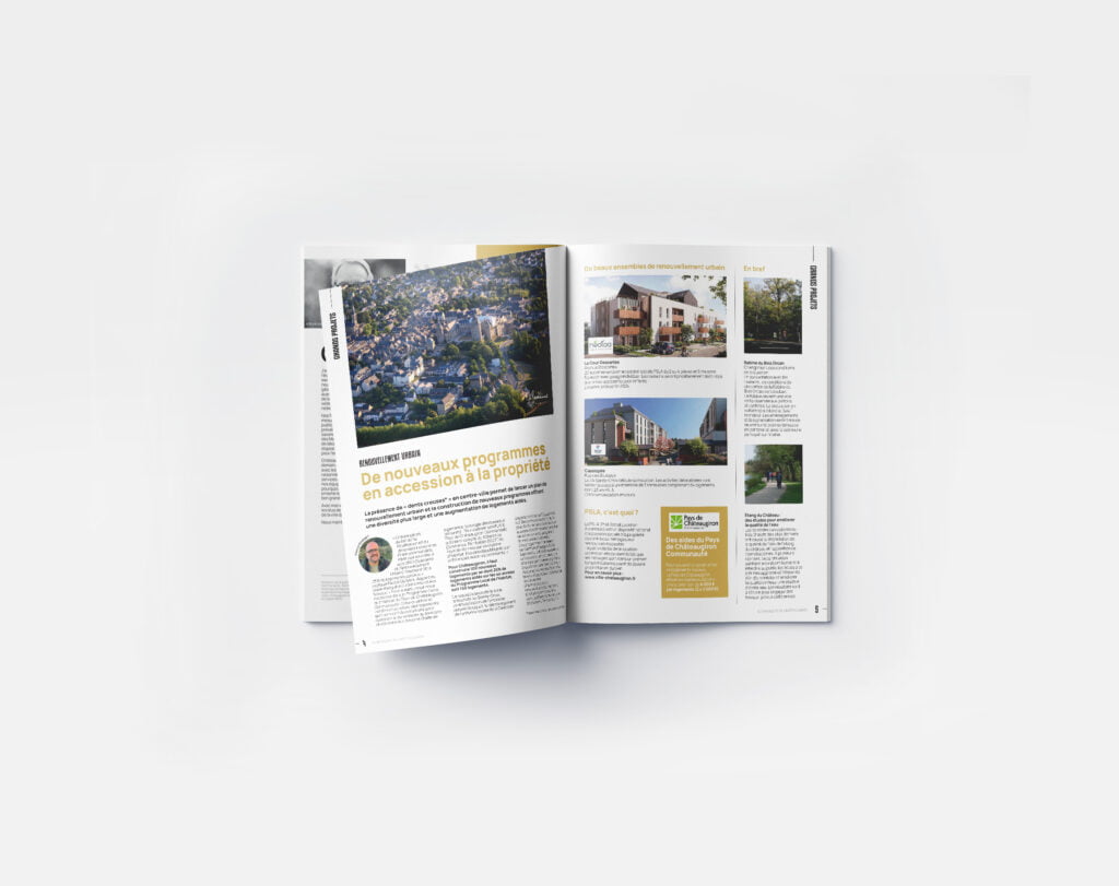 KA2 MOCKUP CHATEAUGIRON MAGAZINE 2 - agence communication KA2