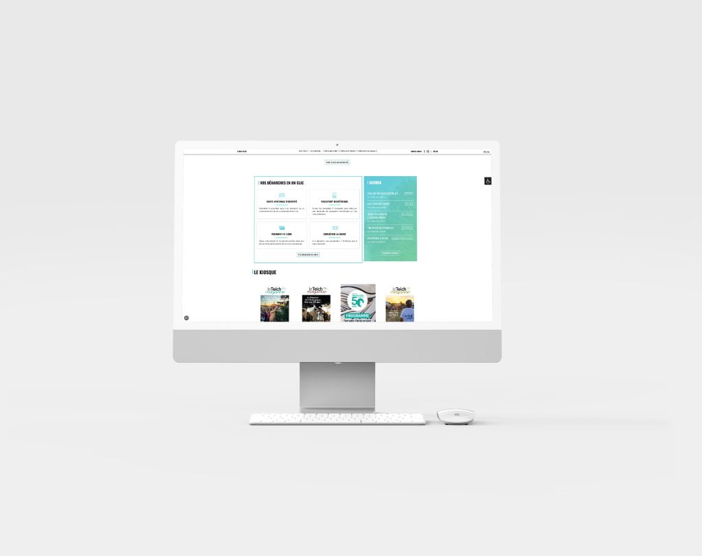 Ville du Teich - agence communication KA2 KA2 MOCKUP LETEICHOT SITEWEB2 - agence communication KA2